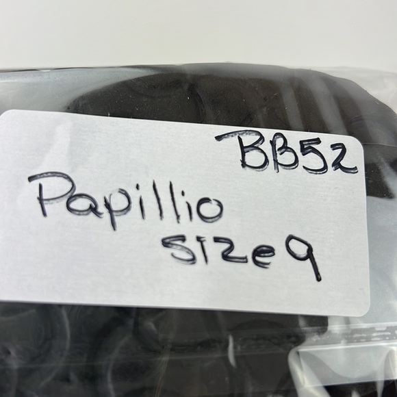 Papillio black Suede embossed leather sandals with cork size 9 - Picture 7 of 7